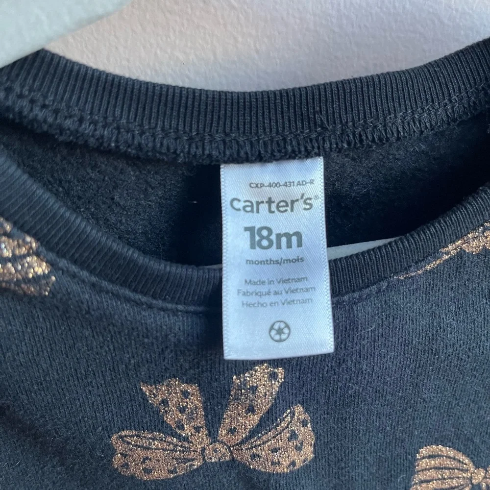 Set of 3 | Carter and Cat & Jack Sweatshirt Bundle | 18 months - Picture 11 of 12